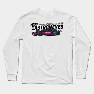 Helio Castroneves 2021 Indy Winner (black) Long Sleeve T-Shirt